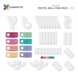 Connetix Pastel Ball Run Pack 106