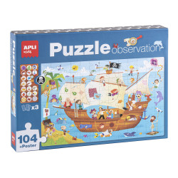 Puzzle Observación Barco Pirata